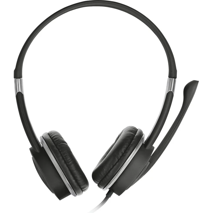 Trust Mauro USB Headset, Kopfhörer, Kopfband, binaural, Drehregler, verkabelt, schwarz (17591) – Bild 2