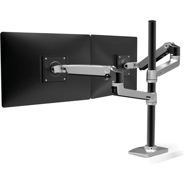 Ergotron 45-549-026 Lx Dual Stacking Arm Tall Pole Bright – Bild 1