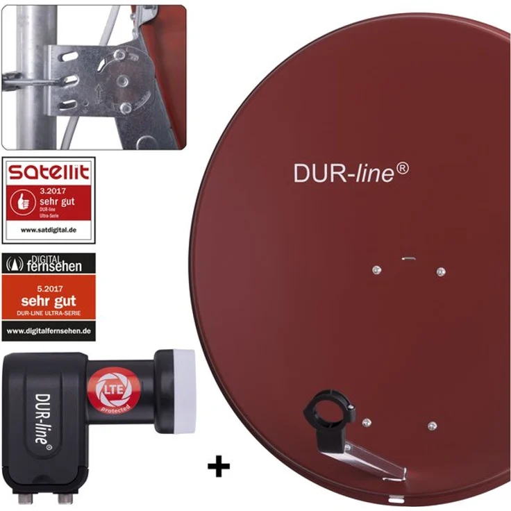 DUR-line MDA 80 R + +Ultra Twin LNB - 2 TN LNB Set