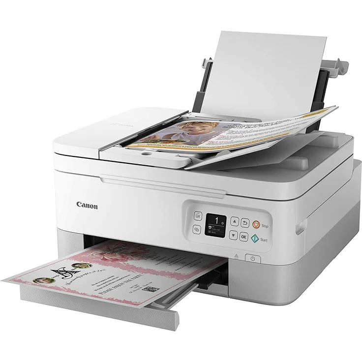 Canon PIXMA TS7451 (3-in-1) Multifunktionsdrucker - Farbe, Druckgeschwindigkeit: 13 s/w, 6,8 Farbe, Auflösung: 4800 x 1200, WLAN, AirPrint, Mobile Print, Wi-Fi Direct, Cloud Print (4460C026) – Bild 3