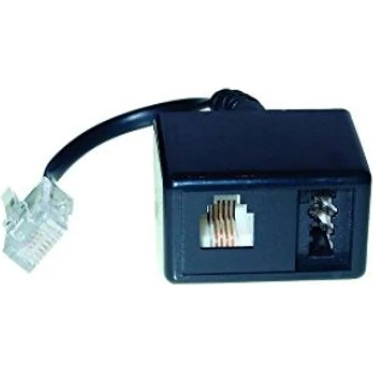 Alcasa T45-11N RJ-45 TAE-N, RJ-11 Schwarz (T45-11N)