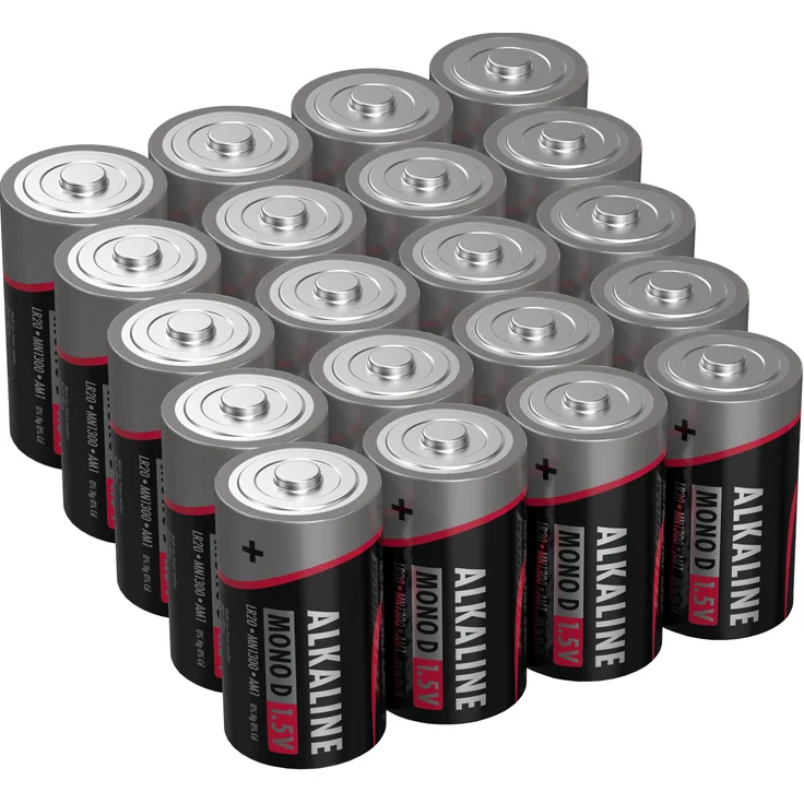 ANSMANN Batterien Mono D LR20 20 Stück 1,5V - Alkaline Batterie auslaufsicher – Bild 1