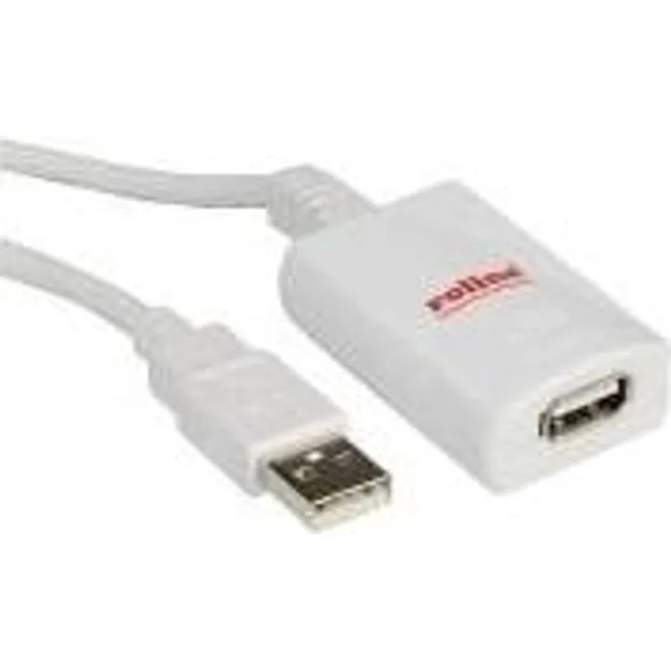 ROLINE USB 2.0 Verlängerung weiss 5m (12.04.1088)