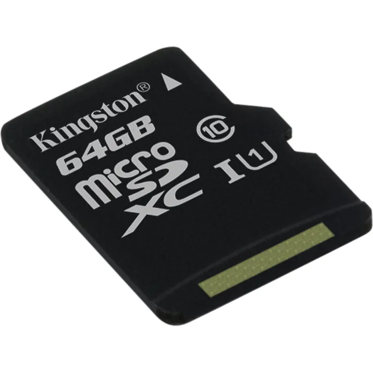 Kingston SDCS-64GBSP MicroSD Canvas Select Geschwindigkeiten der Klasse 10 UHS-I bis zu 80 MB-s Lesezugriff (Nur Karte)- Erwecken Sie HD-Videos zum Leben