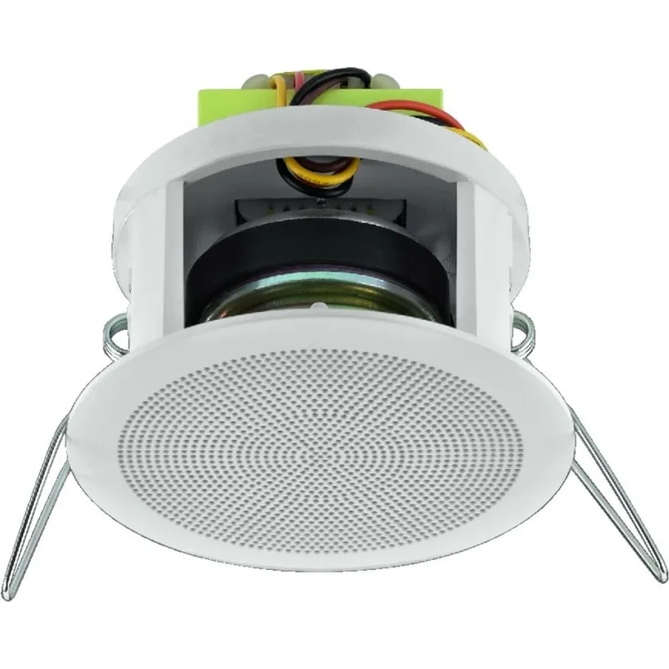 Monacor EDL22/WS Einbau-Lautsprecher - 6 Watt - weiß