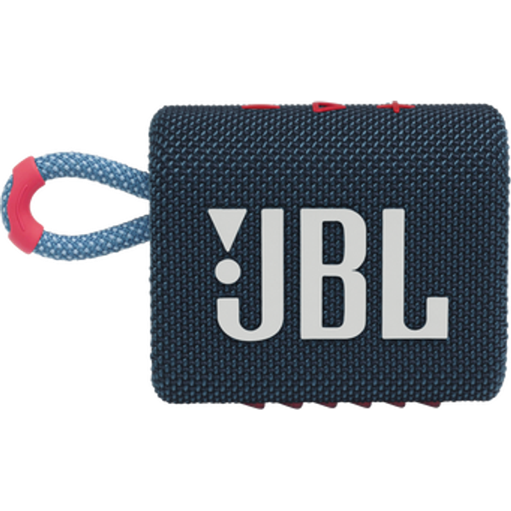 JBL GO 3 Tragbarer wasserdichter Bluetooth-Lautsprecher blau, pink Bluetooth-Lautsprecher, wasserdicht, blau, pink – Bild 2