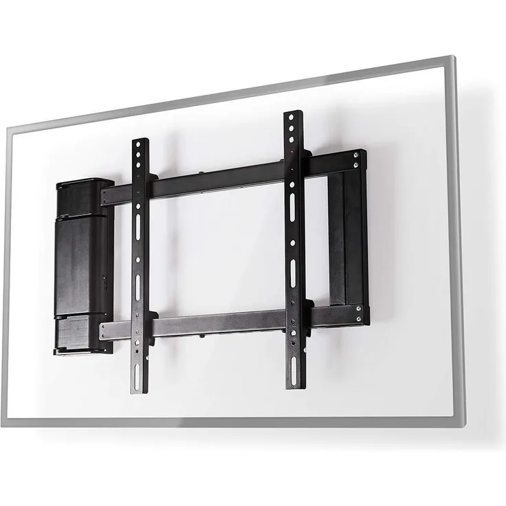 Nedis - Motorisierte TV-Wandhalterung - 32-60'' - Max. 40 kg - 90° Drehwinkel - Fernbedienung - Praktische Kabelführung - Bis zu 90° von der Wand - Zwei Voreingestellte Positionen