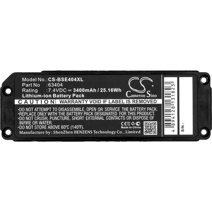 Ersatzakku - CS-BSE404XL - BOSE Soundlink Mini / 063404 - 7,4 Volt 3400mAh Li-ion