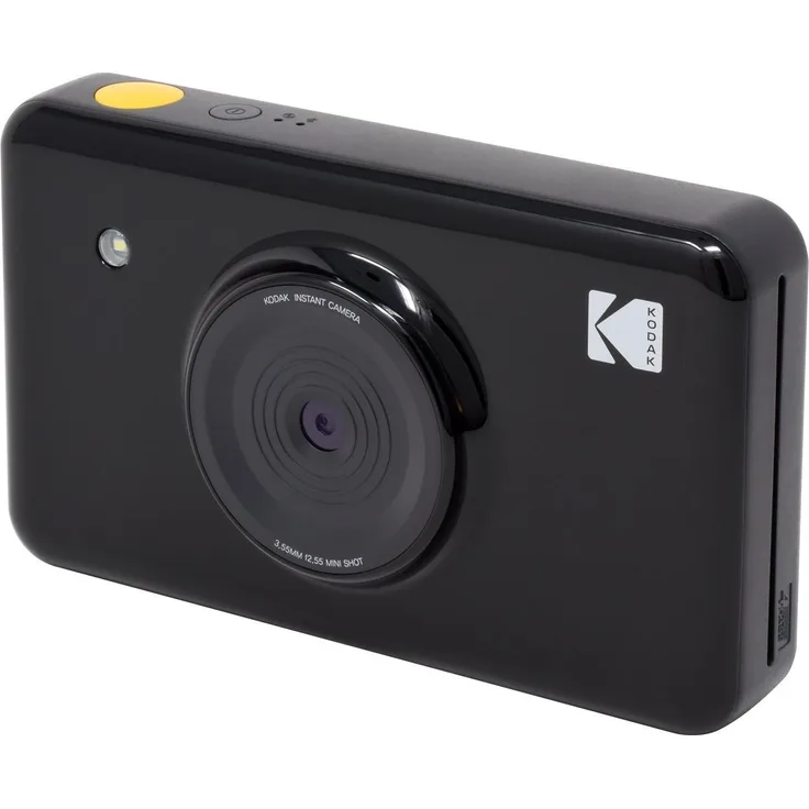 Kodak Mini Shot Wireless Sofortbild-Digitalkamera (Schwarz) 2x3-Zoll-Druck mit patentierter 4-Pass-Drucktechnologie