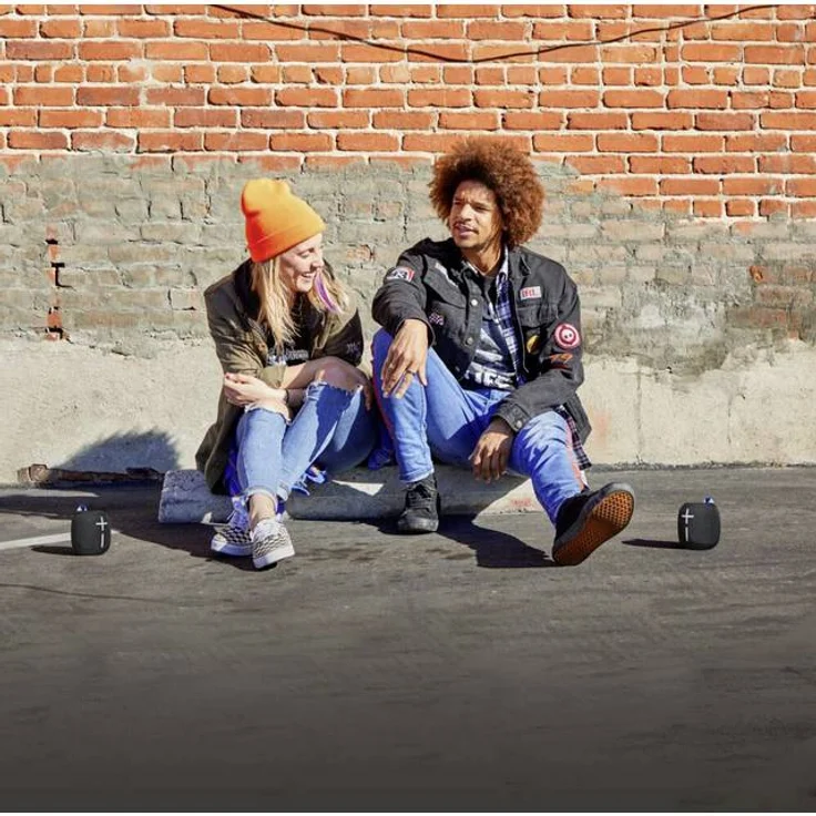 Ultimate Ears Wonderboom 2 Tragbarer Bluetooth-Lautsprecher, 360° Sound, Wasserdicht & Staubdicht, Outdoor-Modus, Verbinden Sie 2 Lautsprecher für Stereo-Sound, 13-Stunden Akkulaufzeit - schwarz – Bild 7