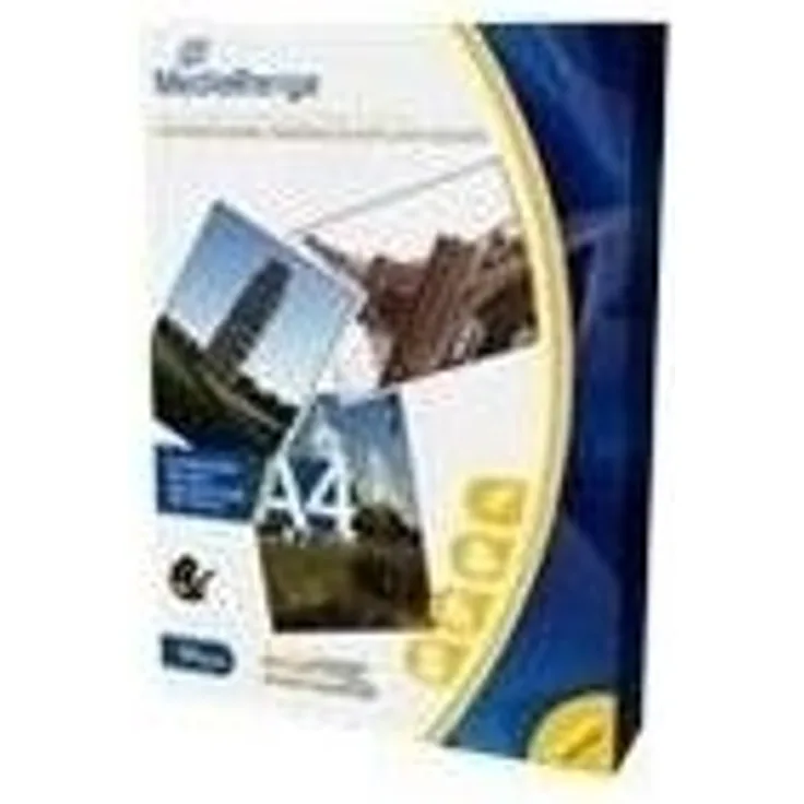 MediaRange DIN A4 Fotopapier für Tintenstrahldrucker, hochglänzend, 135g, 100 Blatt