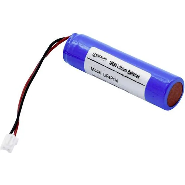 Beltrona 18650XH2.54 Spezial-Akku 18650 Stecker LiFePO 4 3.2V 1500 mAh