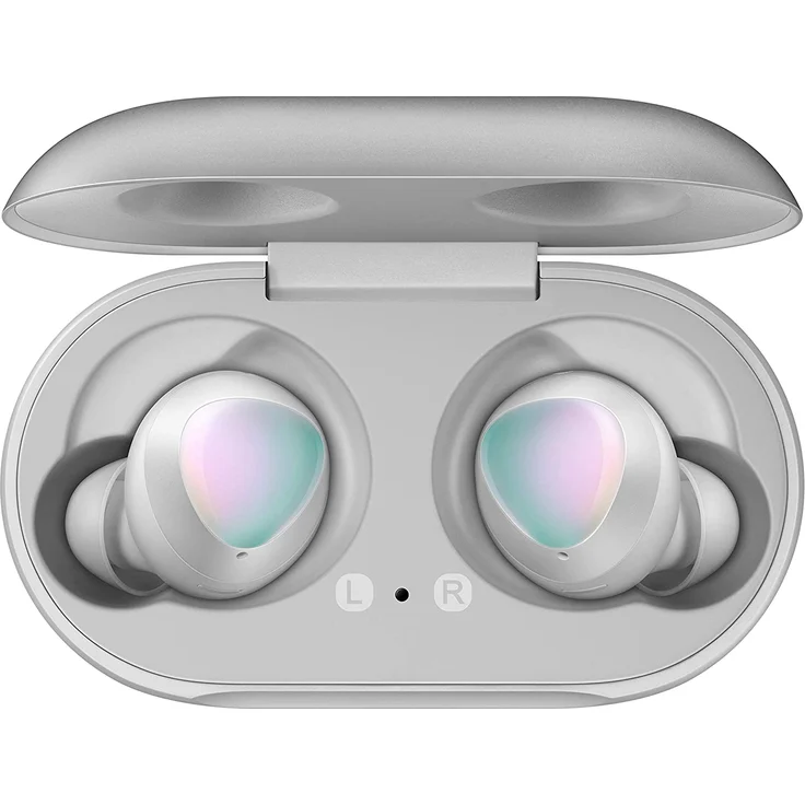 Samsung Galaxy Buds SM-R170 In-Ear Kopfhörer, mit Bluetooth, Mikrofon, geeignet für Sport, spritzwassergeschützt, silber – Bild 6