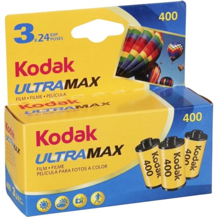 Kodak Ultra Max 400 135/24 3er Pack