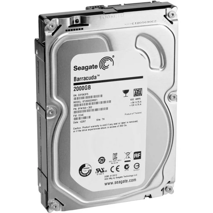 Seagate Desktop HDD BarraCuda 2TB (ST2000DM001) – Bild 2