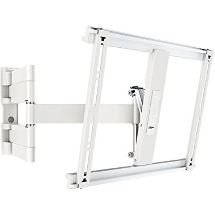 Vogel's THIN 445 TV Wandhalterung für 66-140 cm (26-55 Zoll) Fernseher, schwenkbar und neigbar, max. 18 kg, Vesa max. 400 x 400, Weiß 8394451 – Bild 1