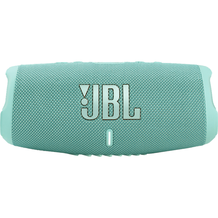 JBL Charge 5 Bluetooth-Lautsprecher mit 20 Stunden Akkulaufzeit, Powerbank, PartyBoost, wasserfest türkis – Bild 1