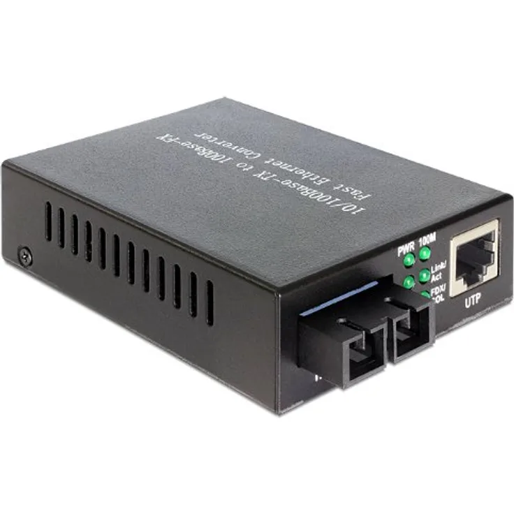 DELOCK Medien Konverter 100Base-FX SC SM 1310nm 20km
