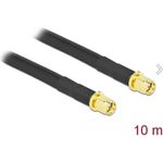 Delock Antennenkabel SMA Stecker zu SMA Stecker LMR-CFD300 10 m low loss