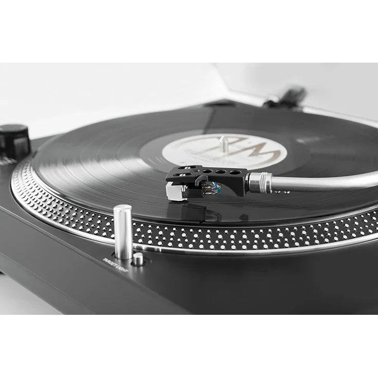 TechniSat TECHNIPLAYER LP 300 - Profi-USB-DJ-Plattenspieler (mit Scratch-Funktion und Digitalisierungsfunktion (Drehzahl: 33-45 U-min, Quarzgesteuerter Direktantrieb)) schwarz – Bild 4