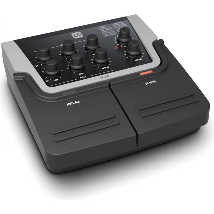 LD Systems FX 300 2-Kanal-Pedal mit 16 digitalen Effekten