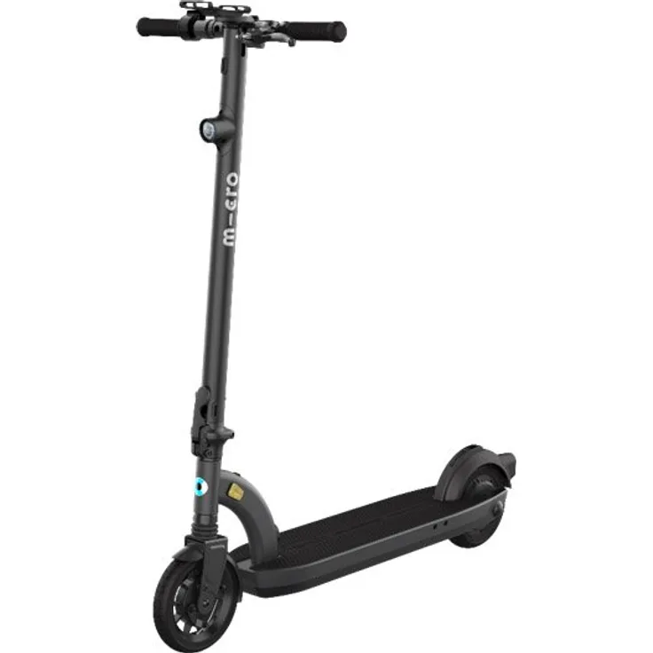 Micro Emicro M2 E-Scooter, mit Straßenzulassung, Schwarz, 20 km/h