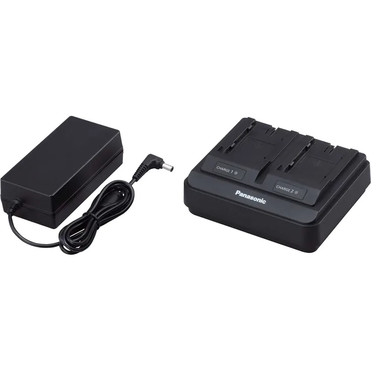 Panasonic AG-BRD50EC Doppel-Schnelladegerät für AG-VBR-Serie Akkus schwarz