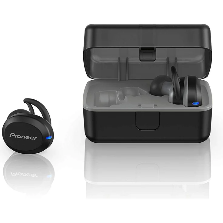 Pioneer E8TW-H Truly Wireless Kopfhörer (Bluetooth, In-Ear, Sport, 3 h Spielzeit pro Ladung) Schwarz – Bild 2