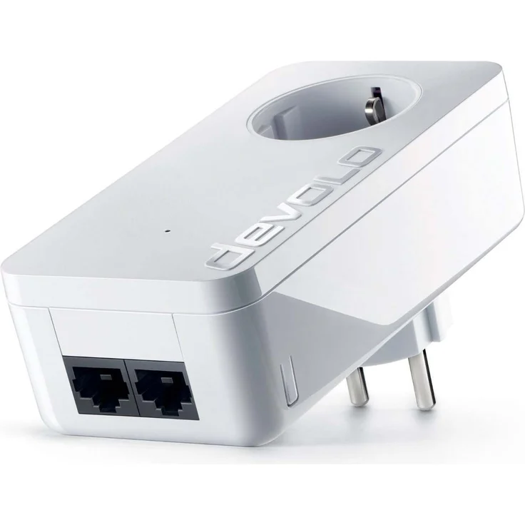 devolo dLAN 550 duo+ Powerlan Adapter (2x LAN Port, Kompaktgehäuse, Netzwerk, LAN Steckdose einfaches LAN Netzwerk aus der Steckdose) weiß – Bild 1