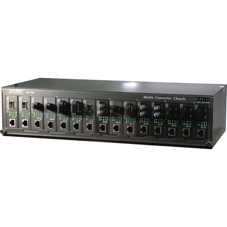 PLANET Media Converter Chassis 15 Slots Rack Mount