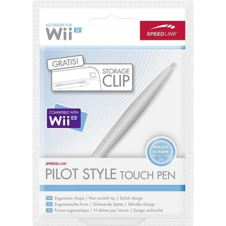 Speedlink PILOT STYLE Touch Pen für Wii U - Komfort Eingabestift für das Wii-U-Gamepad - Longlife - weiß