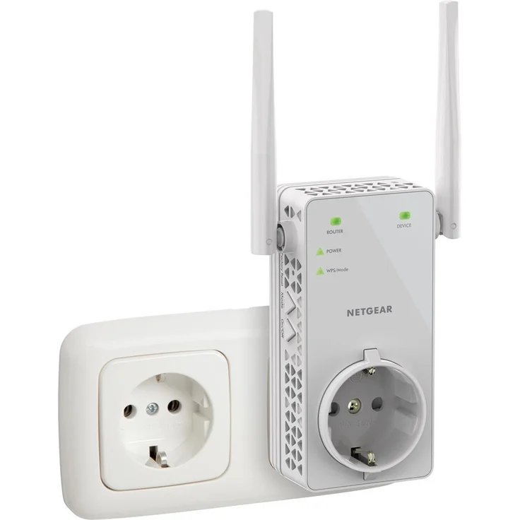 Netgear WLAN Repeater EX6130 WLAN Verstaerker & Super-Boost WiFi (integrierte Steckdose, AC1200 Dual Band, Abdeckung 2 bis 3 Räume & 20 Geräte, Geschwindigkeit bis zu 1200 MBit-s) – Bild 2