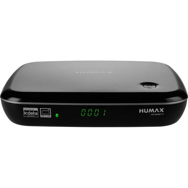 Humax HD NANO T2 HD-Receiver DVB-T2-T, HbbTV, PVR-Ready, freenet TV, HDMI, USB Schwarz
