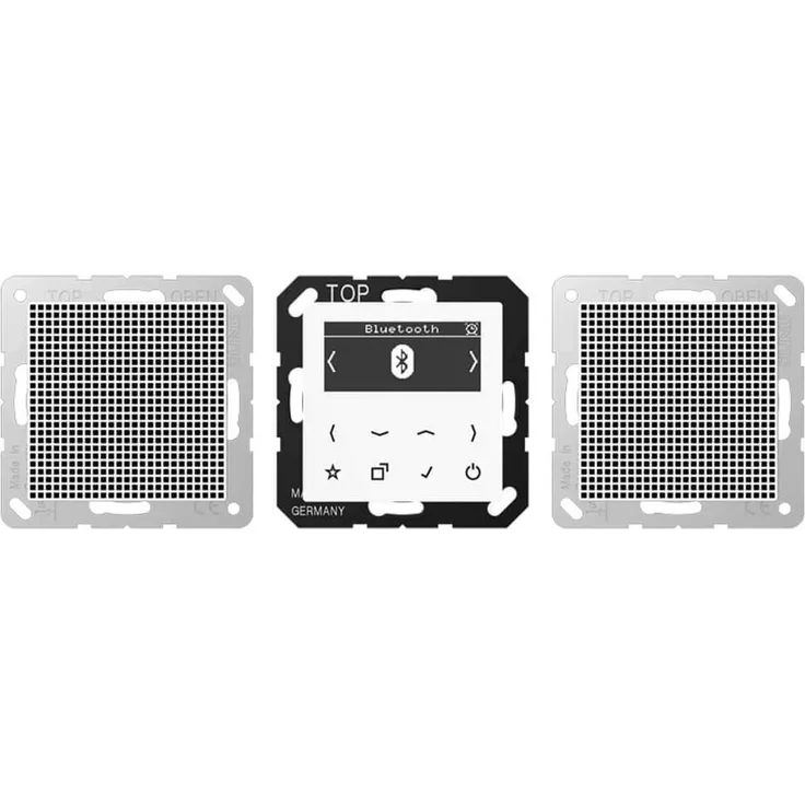 Jung Smart Radio DAB+ Unterputzradio mit Bluetooth, weiß