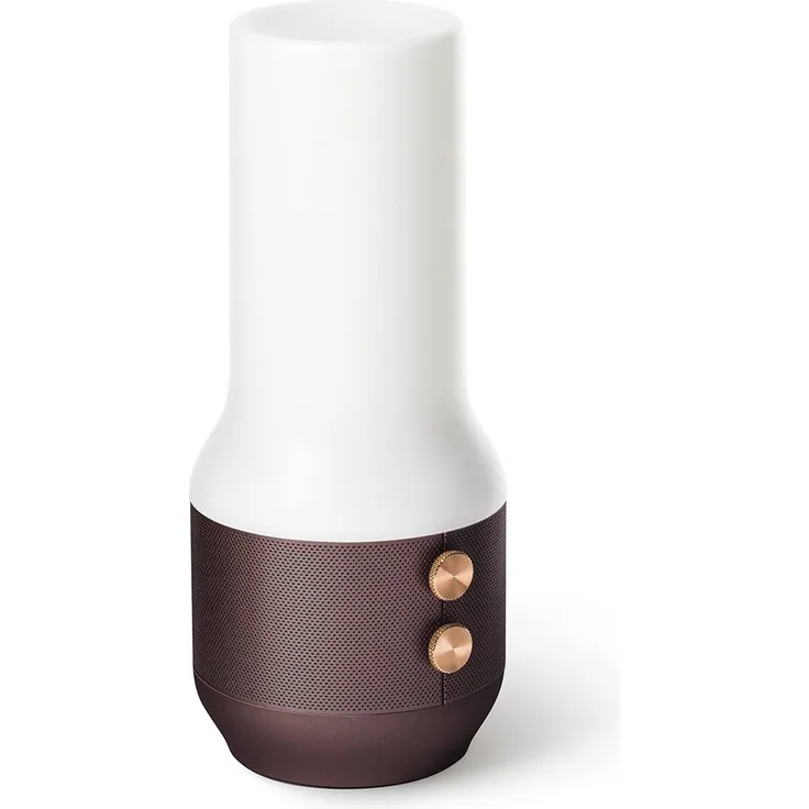 Lexon TERRA Bluetooth-Lautsprecher mit Lampe, braun