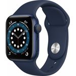 Apple Watch Series 6 Smartwatch GPS, 40mm, Aluminiumgehäuse Blau, Sportarmband Dunkelmarine