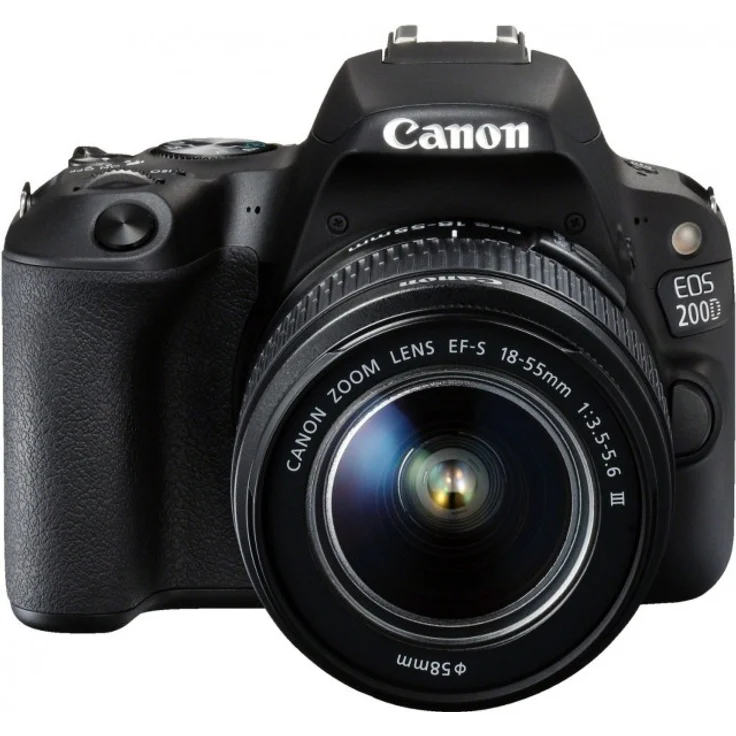Canon EOS 200D Kit schwarz inkl. EF-S 18-55mm DC III – Bild 2