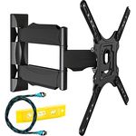 Invision Ultra Dünn Montage-TV-Halter neigbar schwenkbar – für LED, LCD, Plasma und Kurzhantelstangen 24 – 55 Zoll – Jetzt inkl. HDMI-Kabel 1,8 m (hdtv-e)