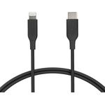 AmazonBasics - USB-C-auf-Lightning-Kabel, MFi-zertifiziertes Ladekabel für iPhone 11-11 Pro-11 Pro max-X-XS-XR-XS Max - 8-8 Plus, für Typ-C Ladegeräte, Unterstützt Power Delivery, Schwarz, 91,44 cm - Preisvergleich
