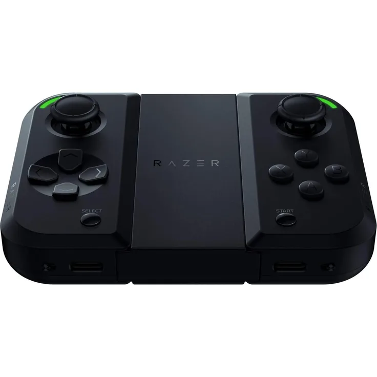 Razer Junglecat - Mobiler doppelseitiger Gaming-Controller für Android, modulares Design, Mobile Gamepad App, Bluetooth mit niedrigen Latenzen, für Razer Phone 2, Huawei P30 Pro und Samsung Galaxy S10+, schwarz (RZ06-03090100-R3M1)