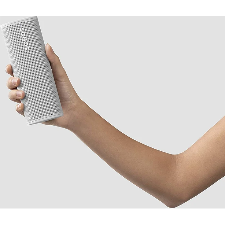 Sonos Roam Lunar White Bluetooth-Lautsprecher mit Alexa Sprachsteuerung, Google Assistant, AirPlay 2,wasserdicht, weiß – Bild 7