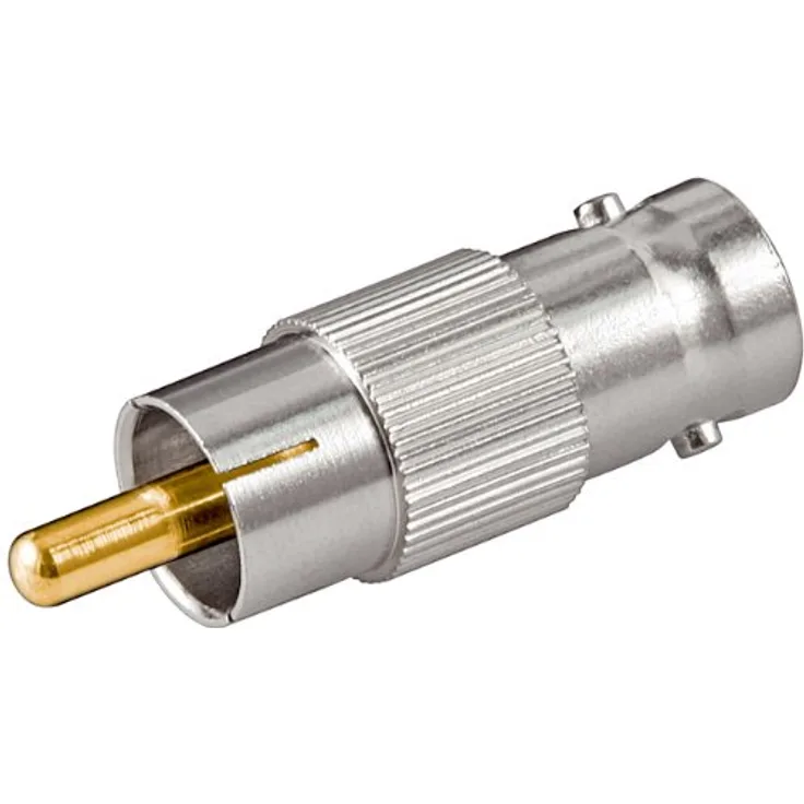 Lupus Electronics BNC-Kupplung auf Cinch-Stecker BNC RCA Metallisch (10833)