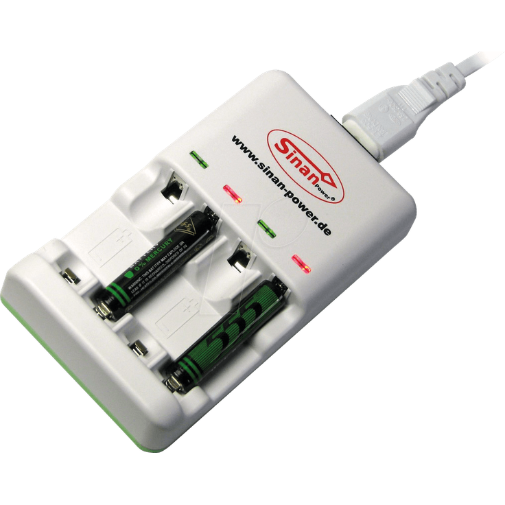 SinanPower CT-515 - Batterieladegerät - (für 4xAA/AAA) - 350 mA