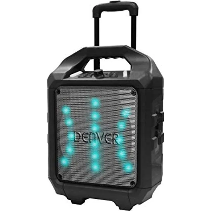 Denver TSP-505 Bluetooth Trolleylautsprecher mit LED Licht