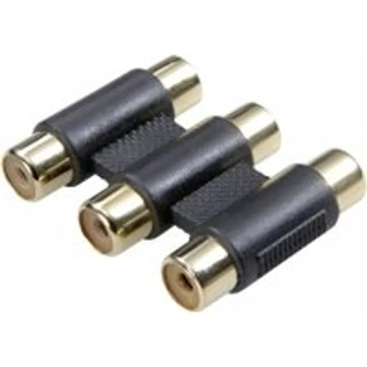 3x Cinch Kupplung/3x Cinch Kupplung