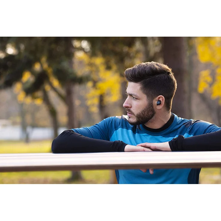 Philips ST702BK-00 In-Ear Kopfhörer mit Bluetooth, geeignet für Sport, spritzwassergeschützt, schwarz – Bild 9