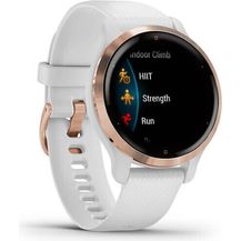 Bild für Garmin Venu 2s Smartwatch GPS, Unisex, S, Edelstahl, Kunststoffgehäuse, Silikonarmband, Roségold/Weiß (010-02429-13)