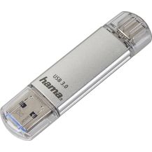 Bild für Hama 64GB USB-Speicherstick mit USB 3.0&USB 3.1-Type-C (2-in-1 USB-Stick, z.B. für Android Handy, Tablet, Computer, Notebook, MacBook, OTG, 40MB-s)