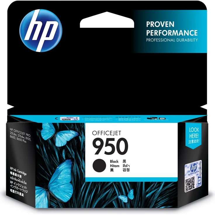 HP 950 Schwarz Original Druckerpatrone für HP Officejet Pro 276dw, 8600, 8610, 8620, 251dw, 8100 – Bild 1