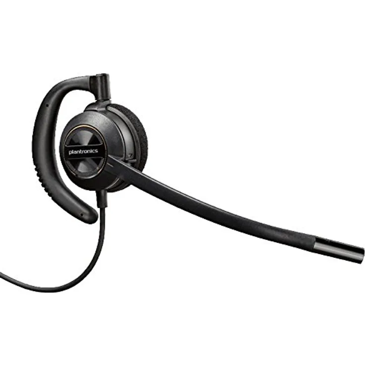 Plantronics HW530 Monaural QD Ohrbügel Kopfhörer, schwarz